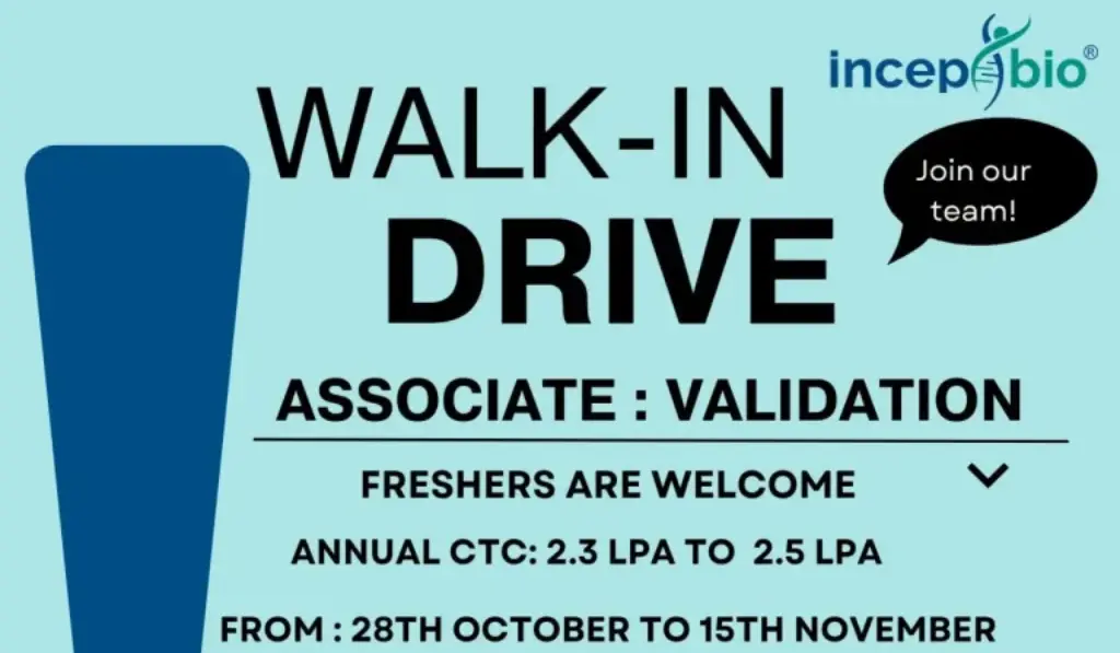 IncepBio – Walk-In Drive