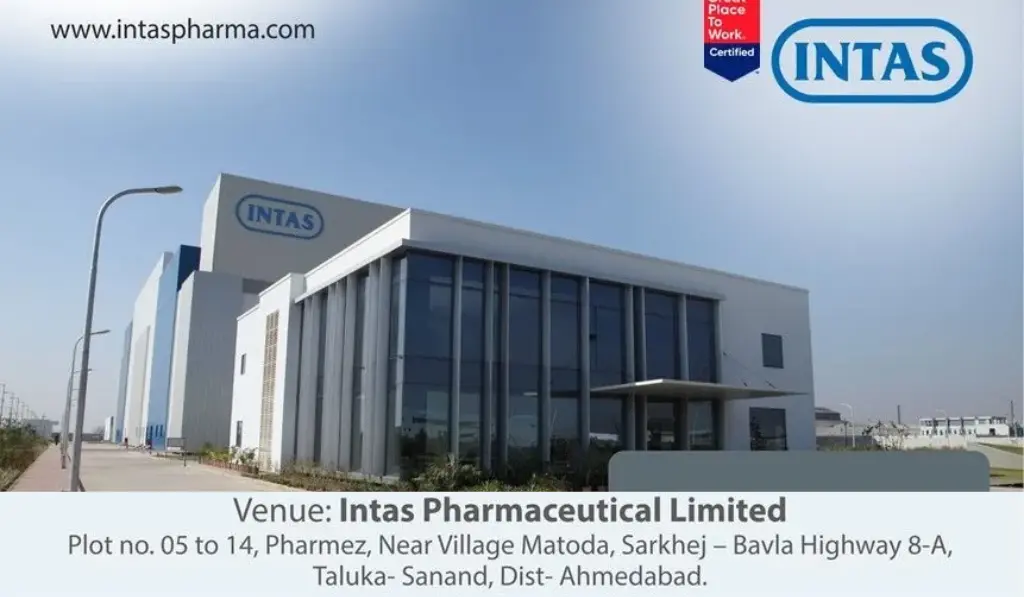 Intas Pharmaceuticals Walk in