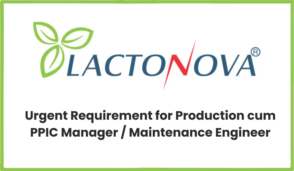 Lactonova Nutripharm Hiring