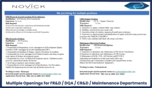 Novick Biosciences Notification