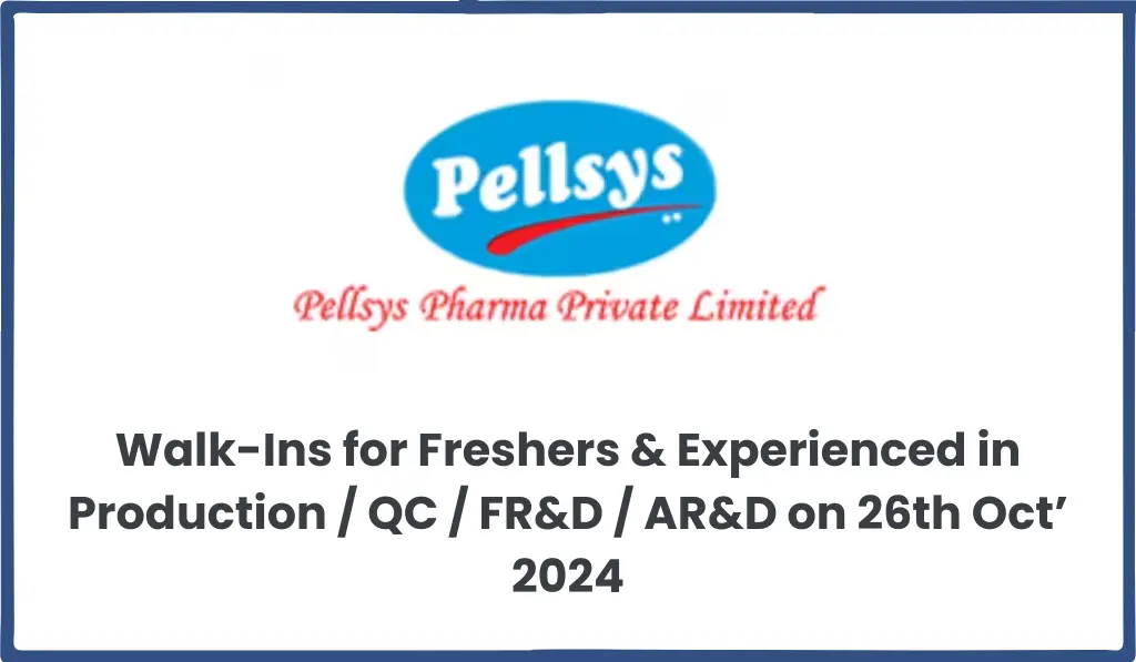 Pellsys Pharma Walk in