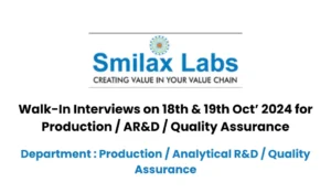 Smilax Labs Walk in