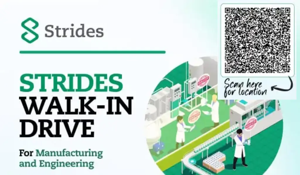 Strides Pharma Walk in