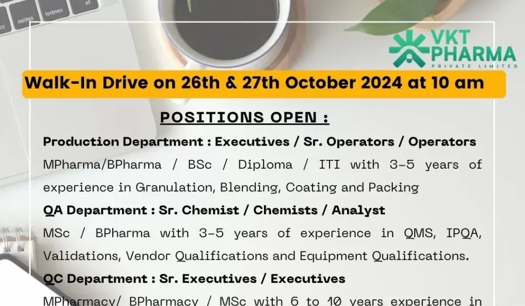 VKT Pharma Walk in