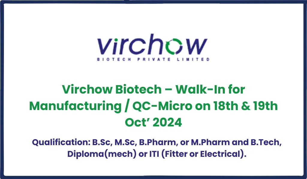 Virchow Biotech Walk in
