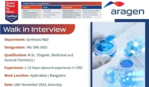 Aragen Walk in Interview