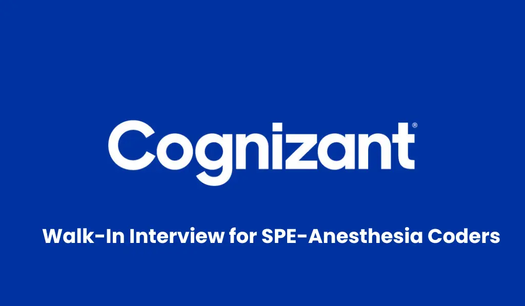 Cognizant – Walk-In Interview
