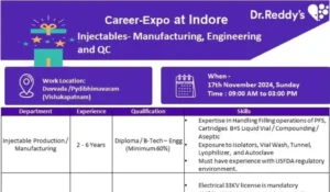 Dr. Reddy’s Laboratories Walk in