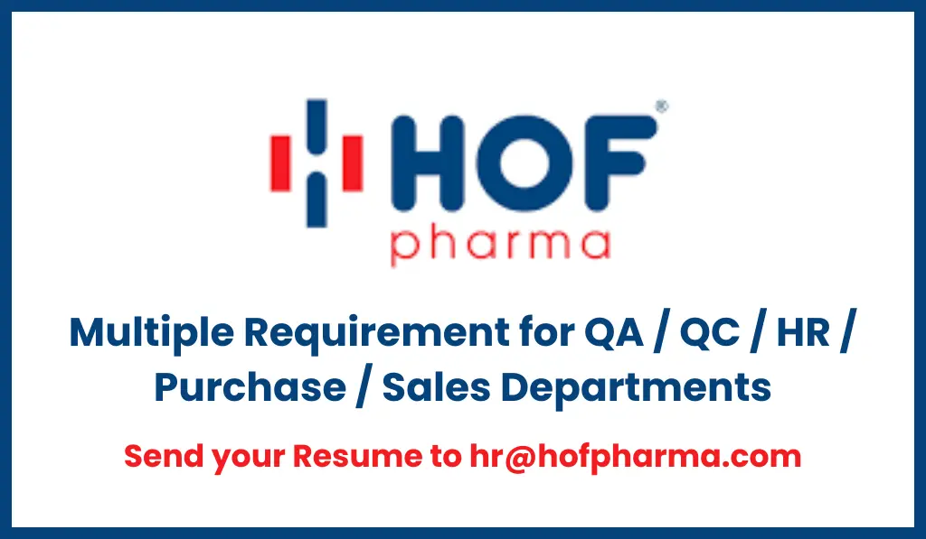 HOF Pharma – Multiple Openings