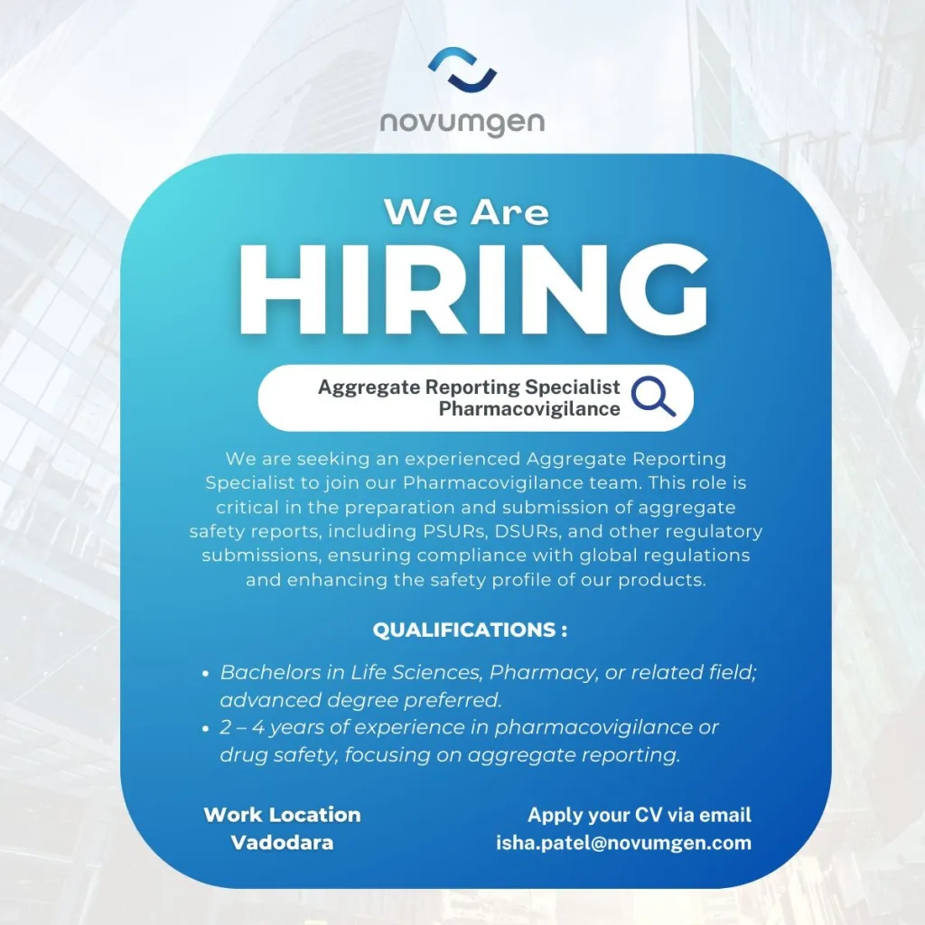 Pharmacovigilance Job Qualifications