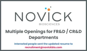 Novick Bioscience Notification