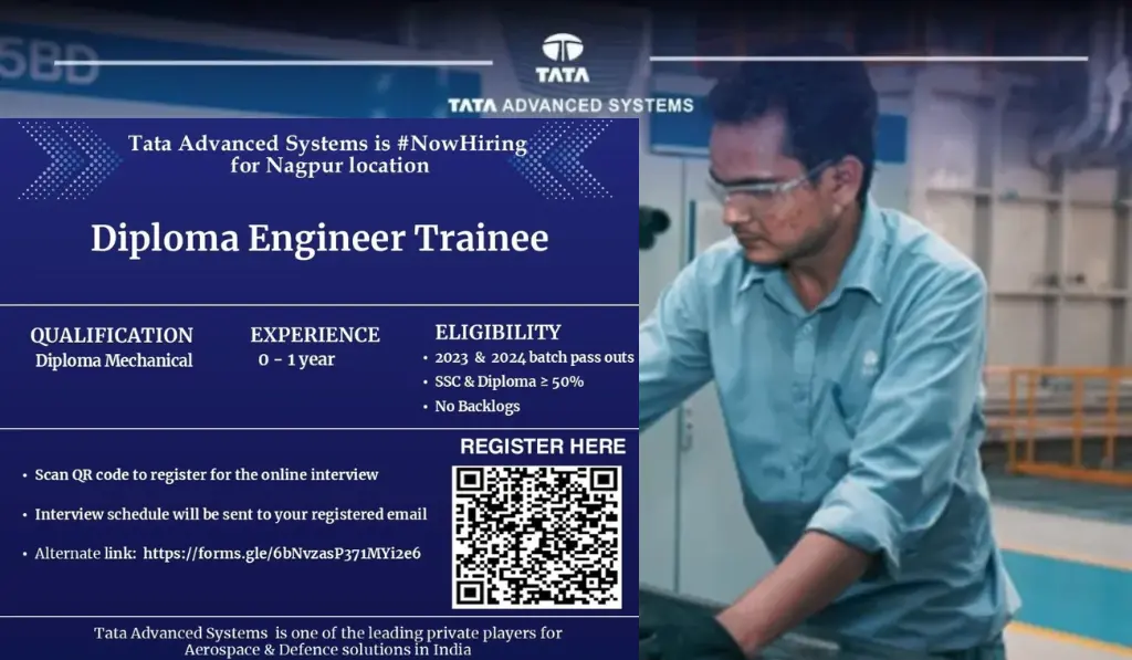 TATA Advanced Systems Ltd – Virtual Recruitment Drive