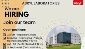Abryl Laboratories – Multiple Job