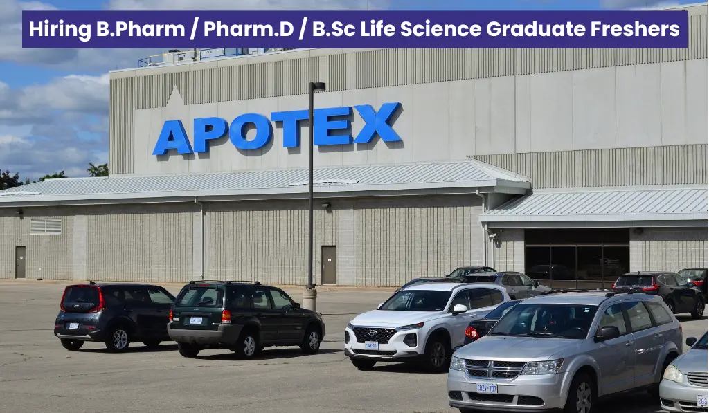 Apotex Hiring Freshers