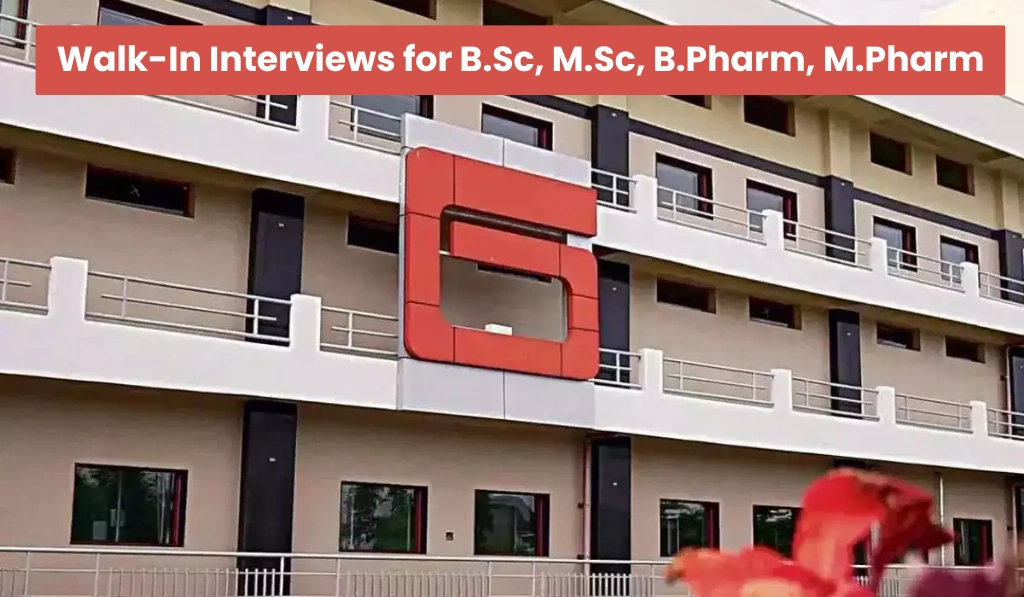 Gland Pharma Walk In Interview
