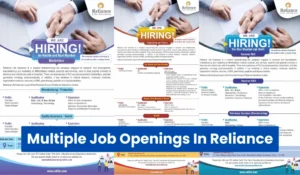 Reliance Hiring for Multiple Positions