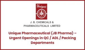 Unique Pharmaceutical Jobs