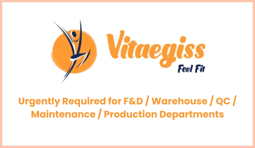 Vitaegiss Wellness – Urgent Hiring