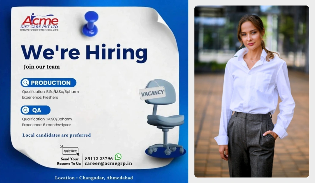 Acme Diet Care Is Hiring Fresher for Production Role