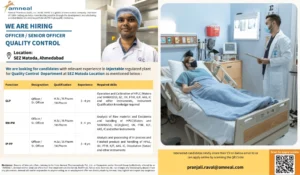 Amneal Pharmaceuticals - Hiring Quality Control Officers