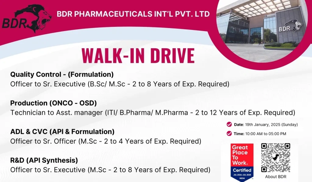 BDR Pharmaceuticals – Walk-In Drive