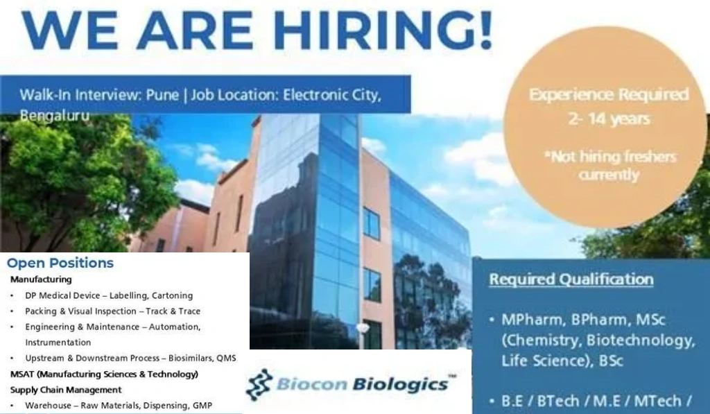 Biocon Biologics – Walk-In Drive