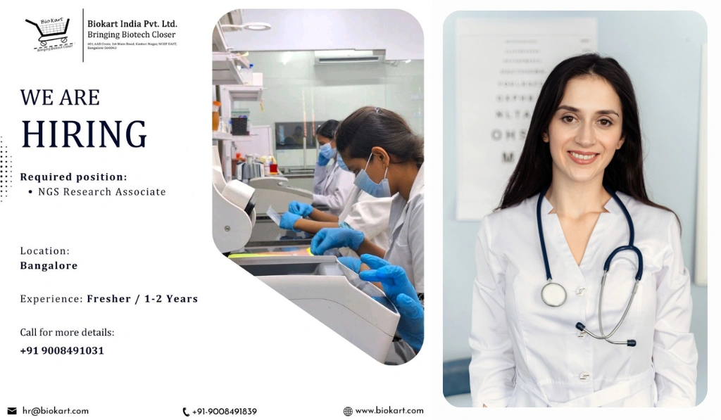Biokart India Hiring NGS Research Associate