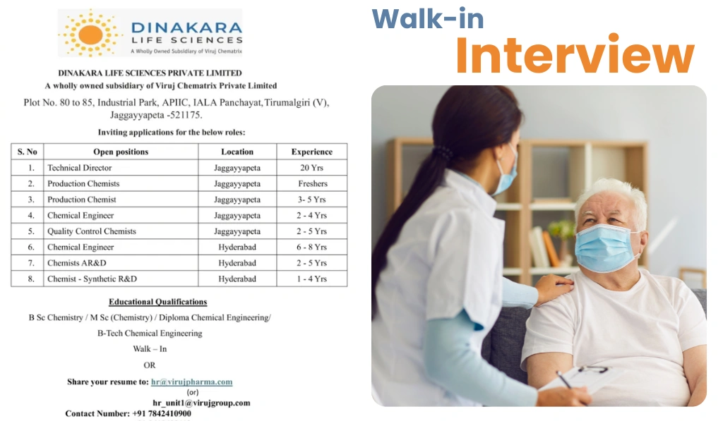 Dinakara Life Sciences – Walk-Ins Drive