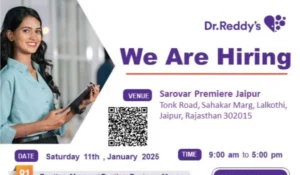 Dr. Reddy’s Laboratories – Walk-In Interview