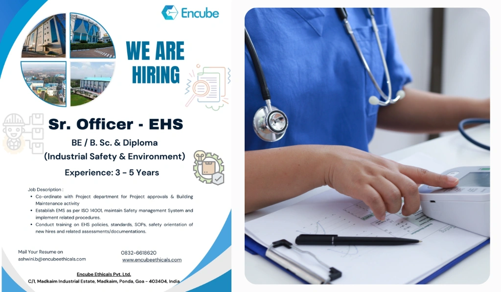 Encube Ethicals Hiring Sr. Officer