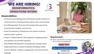 Genomiki Is Hiring A Bioinformatics Operations Intern