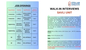 Stellar Formulations – Walk-In Interviews