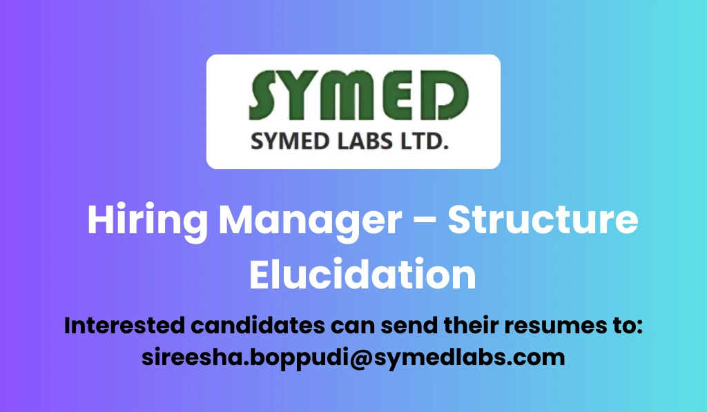 Symed Labs hiring Notification