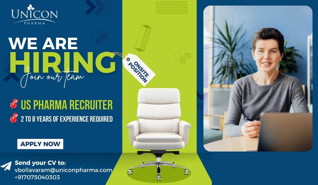 UNICON PHARMA Hiring for US Pharma Recruiter