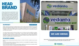 Vedanta Limited Hiring Notification