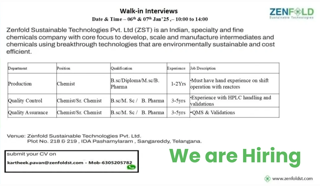 Zenfold – Walk-In Interviews for Production