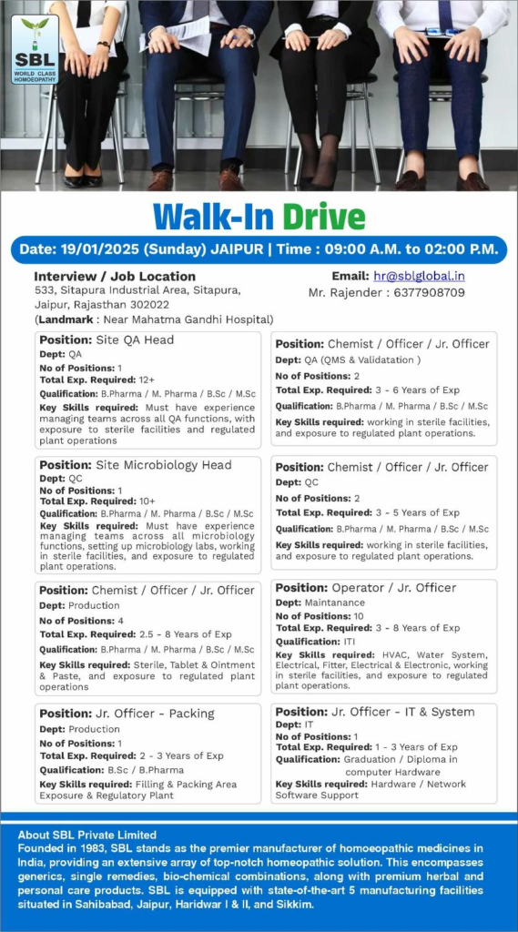 SBL Walk-In Drive for Multiple Positions