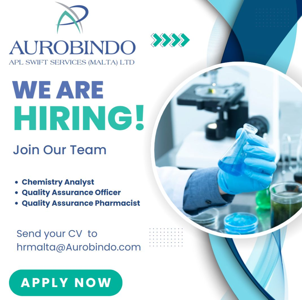 AUROBINDO - Hiring for Chemistry Analyst / QA Officer / QA Pharmacist