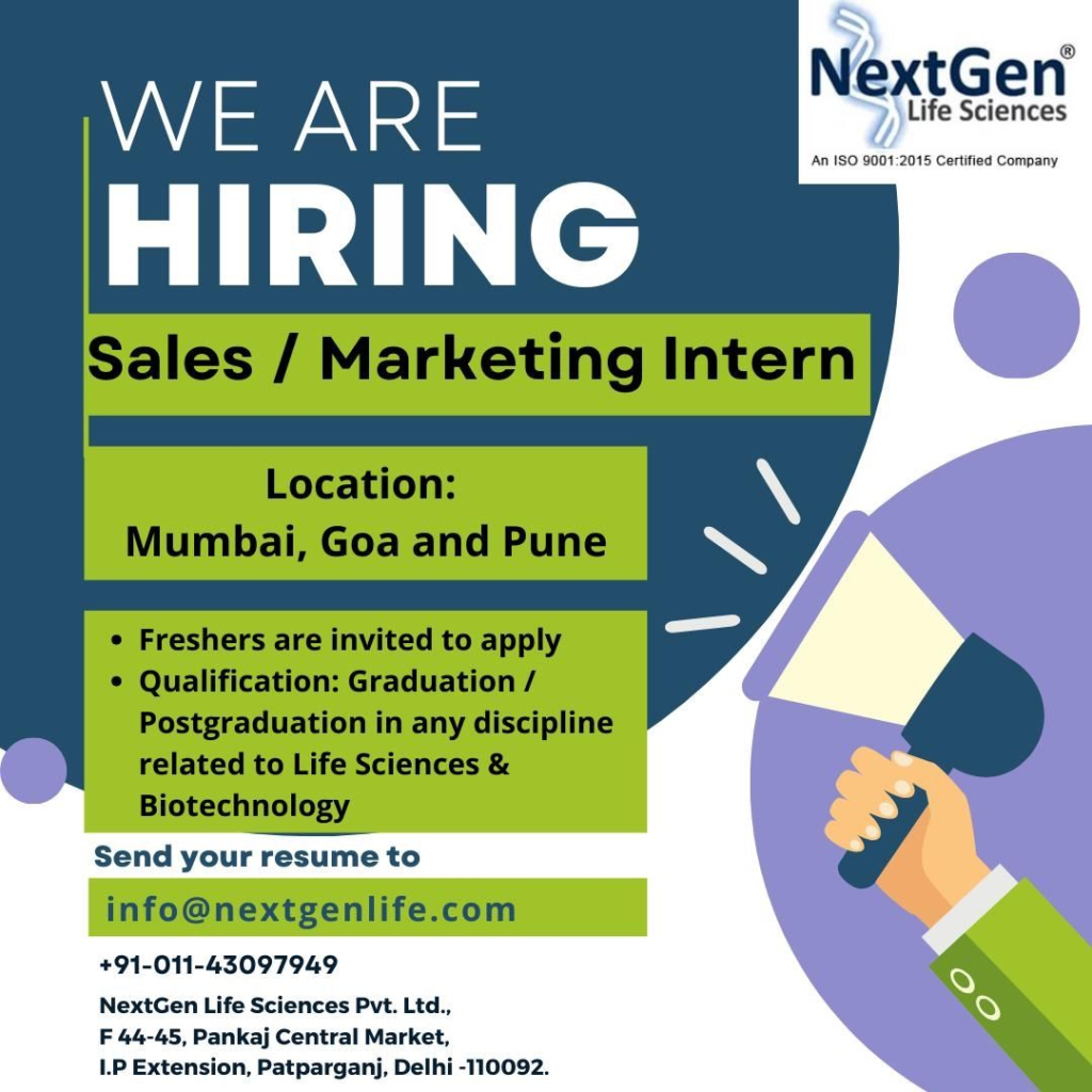 NextGen Life Sciences Internship Notification