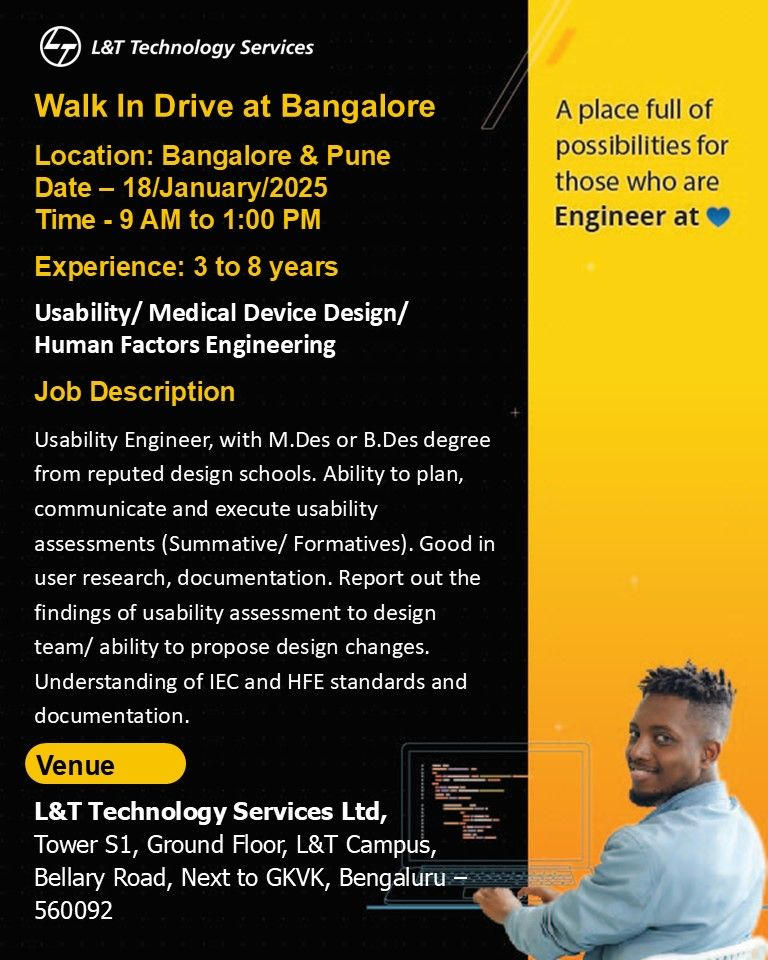 L&T Technology Services – Walk-In Drive