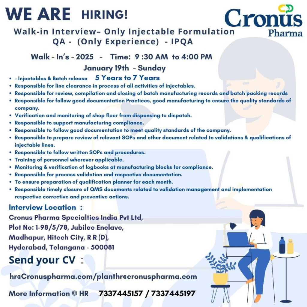 Cronus Pharma Walk In Drive