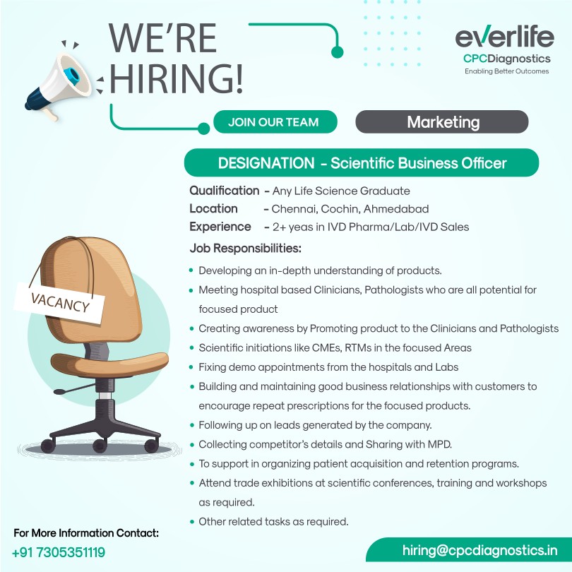 Everlife CPC Diagnostics Hiring 2