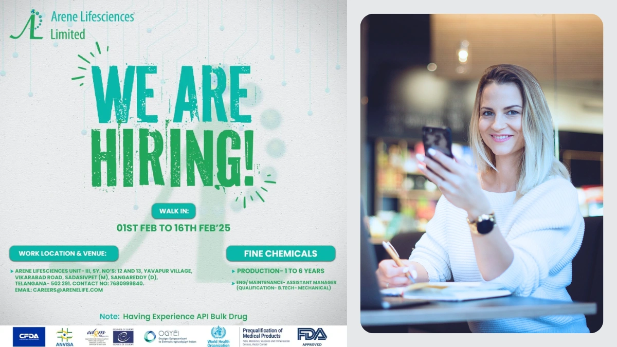 Arene Lifesciences Walk-In Interviews