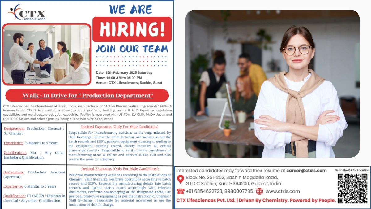 CTX Lifesciences – Walk-in Drive for Production Department