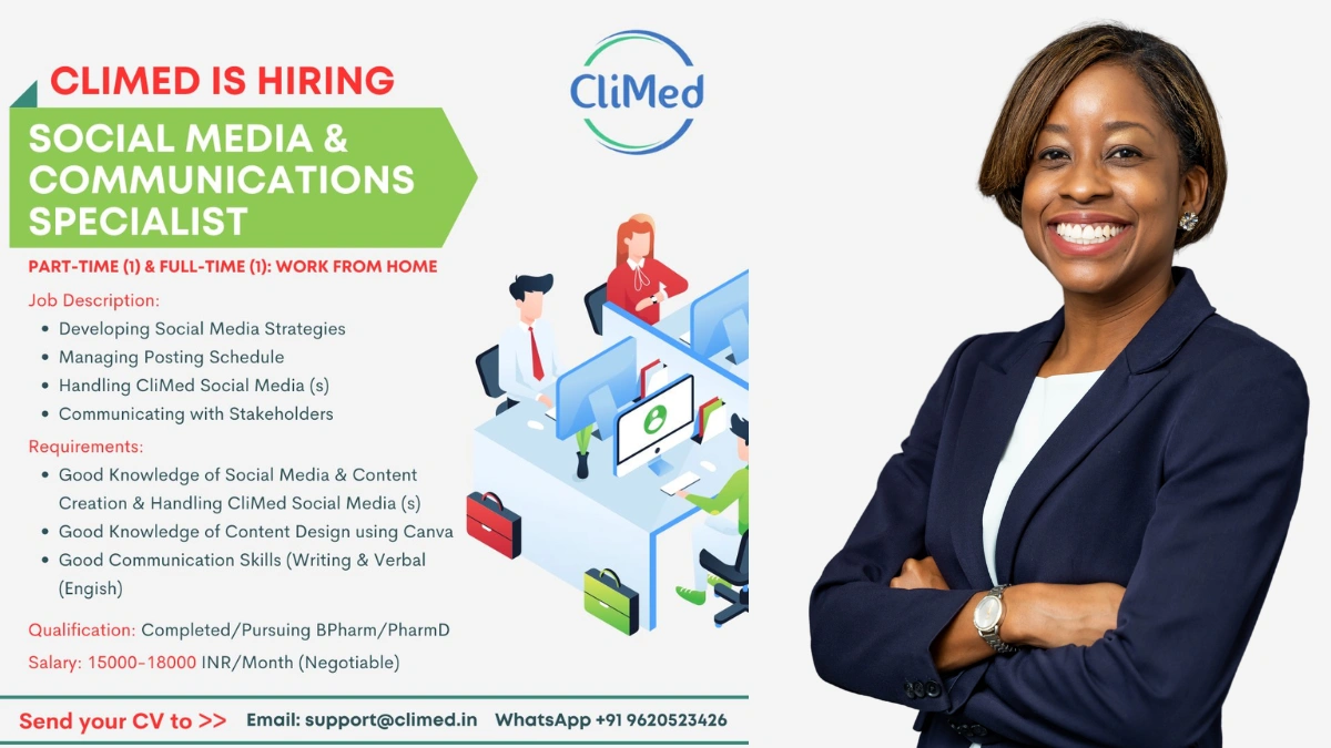CliMed is Hiring – Social Media and Communications Specialist