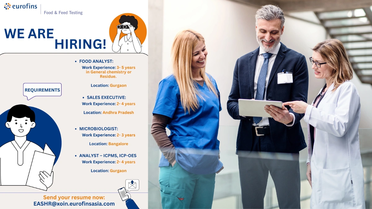 Eurofins Food & Feed Testing - Urgent Hiring for Multiple Roles