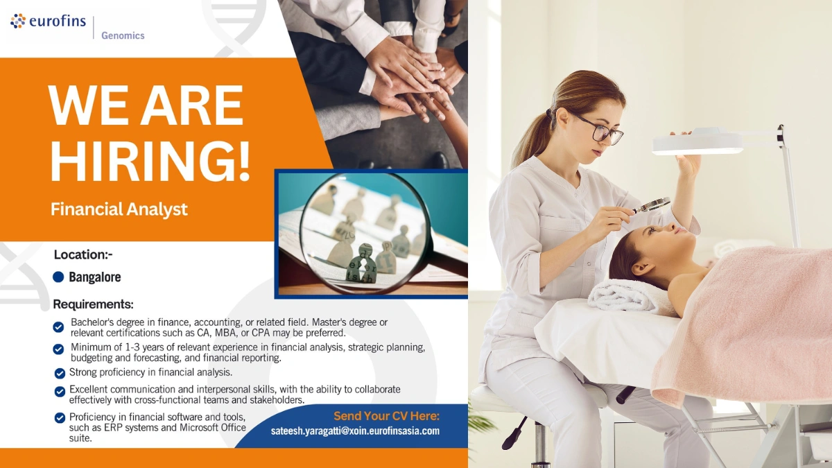 Eurofins Genomics - Hiring for Financial Analyst in Bangalore