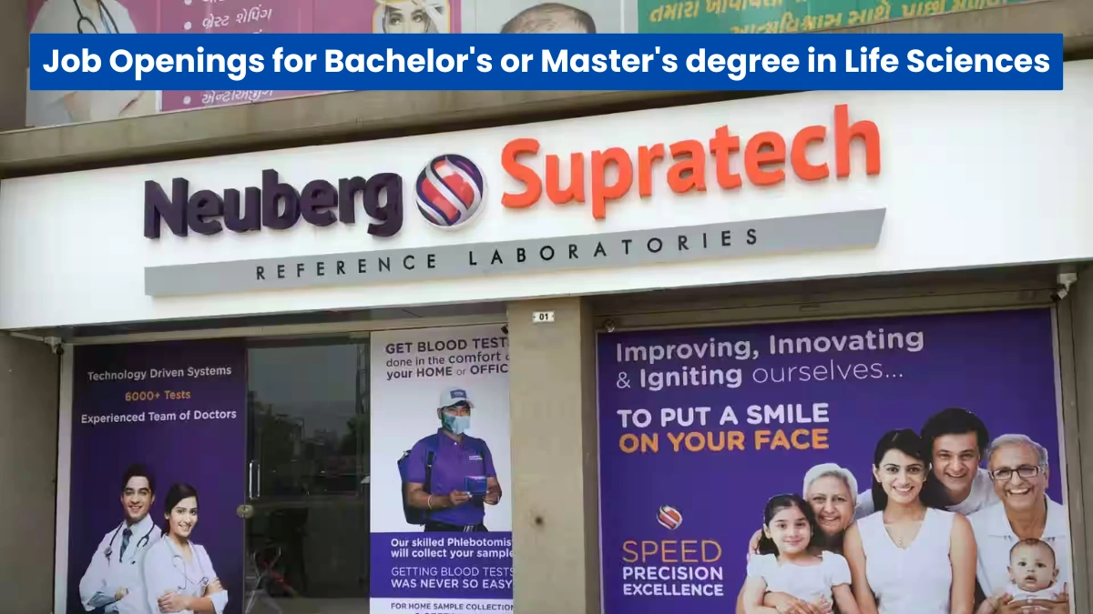 Neuberg-Supretech Pvt Limited - Job Openings for Bachelor's or Master's degree in Life Sciences