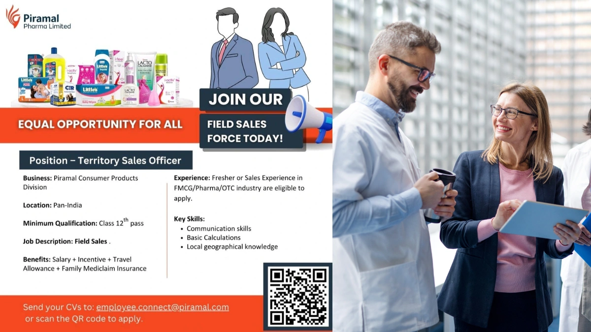 Piramal Pharma Limited - Hiring for Territory Sales Officer
