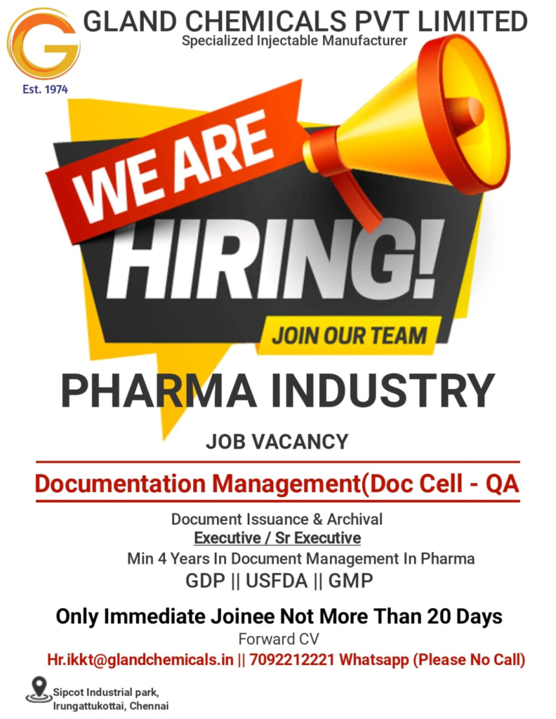 Gland Chemicals Pvt Limited